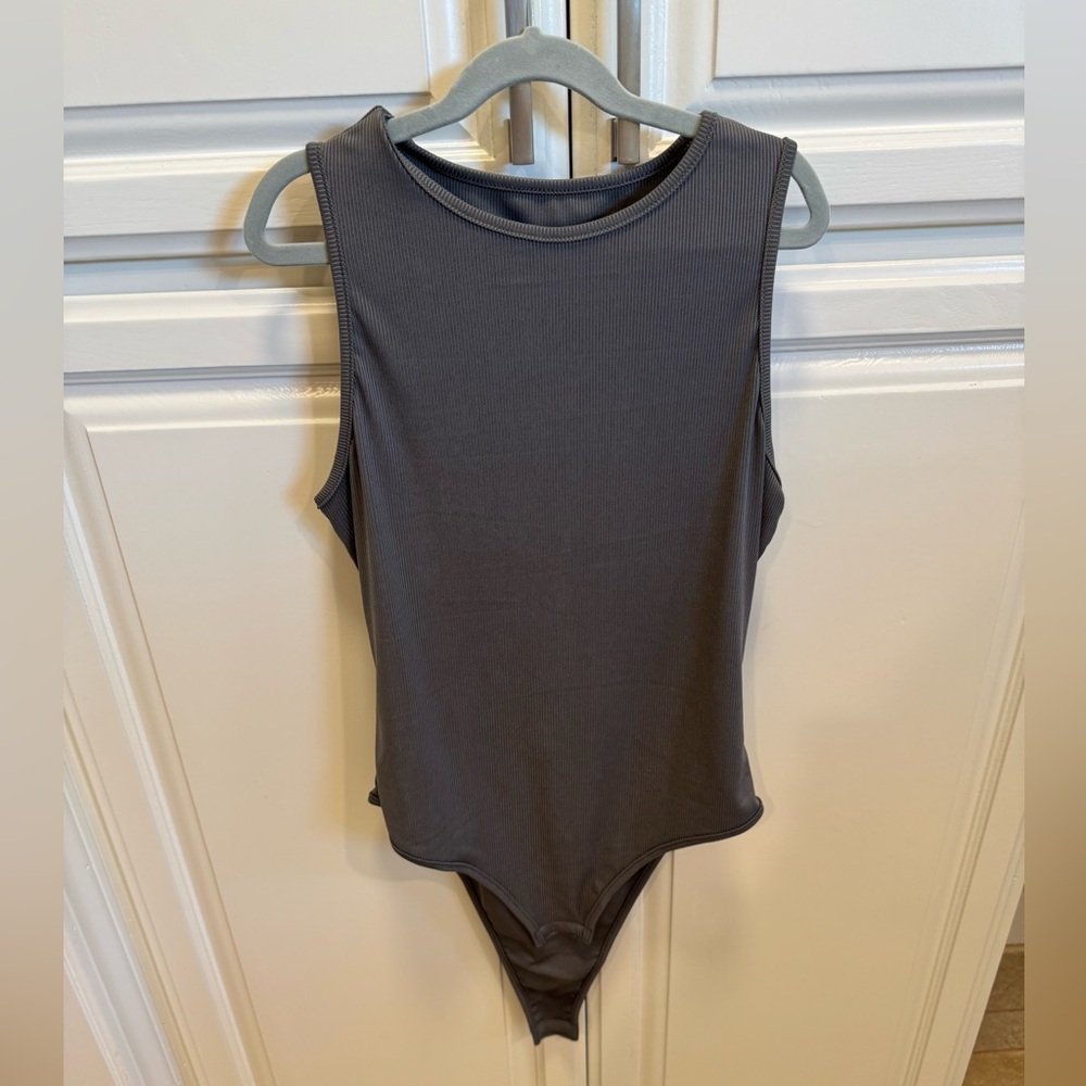 Gray bodysuit